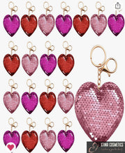 Load image into Gallery viewer, Heart Keychain Xtina Cosmetics
