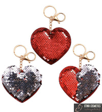 Load image into Gallery viewer, Heart Keychain Xtina Cosmetics
