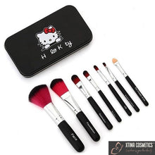 Load image into Gallery viewer, Hello Kitty 7pc Brush set Aileen&#39;s Collection
