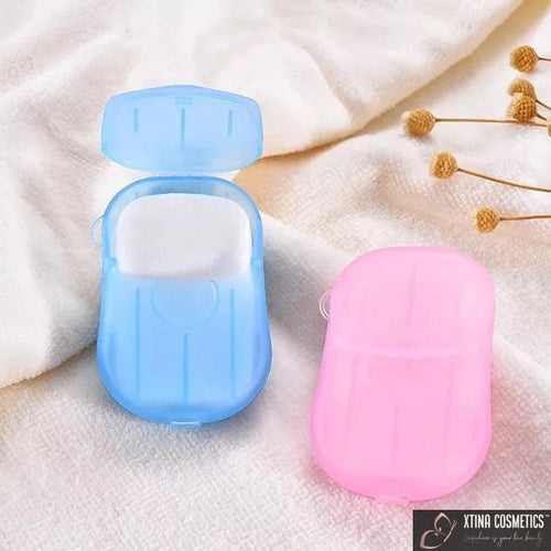 Portable Paper Sheet Soap Dispenser Xtina Cosmetics