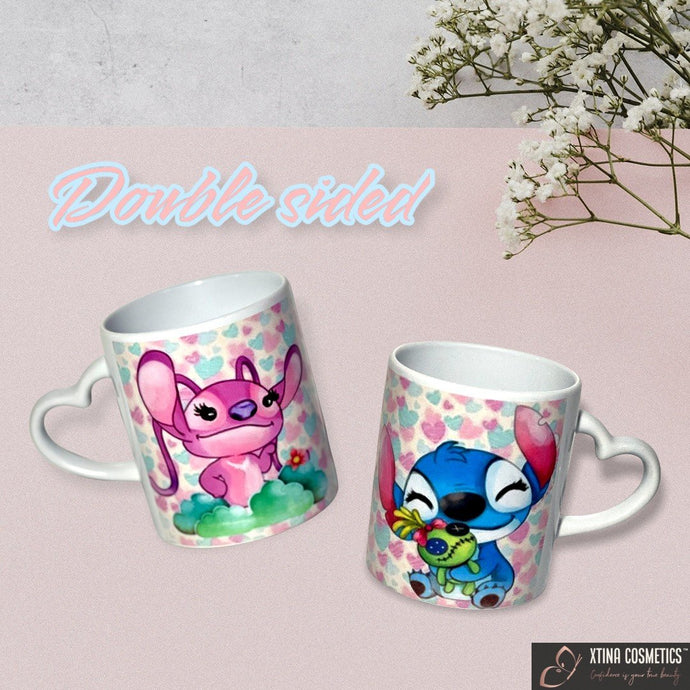 Stitch & Girlfriend Angel Mug Xtina Cosmetics