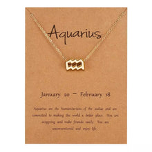 Load image into Gallery viewer, Zodiac Pendant Necklace Xtina Cosmetics
