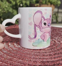 Load and play video in Gallery viewer, Stitch &amp; Girlfriend Angel Mug
